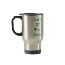 geluk van de ierse groene tekst commuter Mok