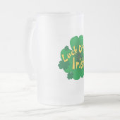geluk van de ierse matglas bierpul (Voorkant links)