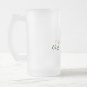 Geluk van de Ierse Stein Matglas Bierpul (Links)