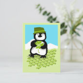 Geluk van de Pinguïns Briefkaart (Staand voorkant)