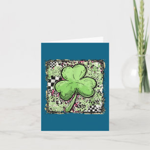 Geluk van de tegels St. Patrick's Day luipaard gel Kaart