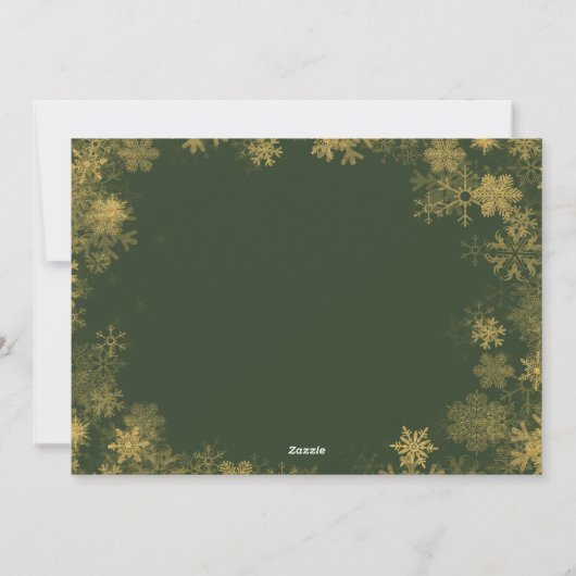 Geluk van Feestdagen Volledige foto Feestdagenkaart (Achterkant)