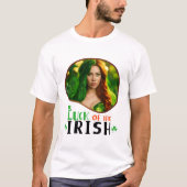 Geluk van het Ierse - Ierse Folklore Fest T-shirt (Voorkant)