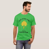 Geluk van Ierse Shamrock T-Shirt - St. Patrick's D (Voorkant volledig)