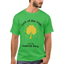 Geluk van Ierse Shamrock T-Shirt - St. Patrick's D