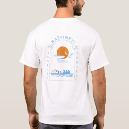 Geluk van zonsopgang tot zonsondergang - Liefde ci T-shirt