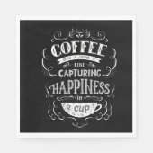 Geluk vastleggen in een beker servet (Voorkant)