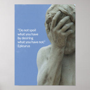 Geluk - Verbederf niet wat je filosofie hebt Poster