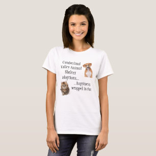 Geluk verpakt in Fur T-shirt