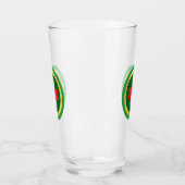 Geluk vierbladige klaver glas (Links)