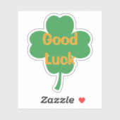 Geluk Vierbladige Klaver St. Patrick's Dag Sticker (Vel)