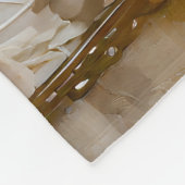 Geluk vinden in het moment… Lee Hiller Quote Fleece Deken (Hoek)