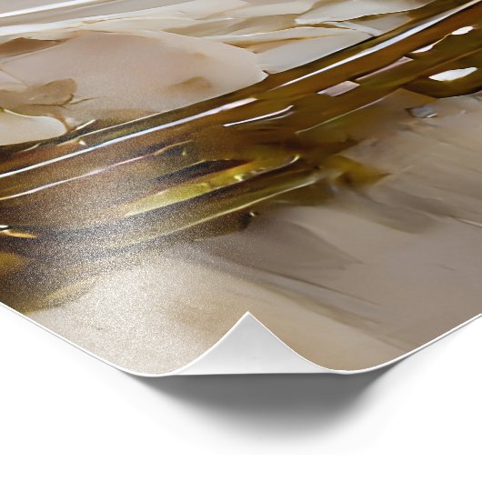 Geluk vinden in het moment… Lee Hiller Quote Foto Afdruk (Hoek)