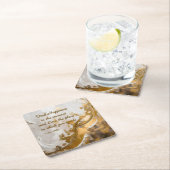 Geluk vinden in het moment… Lee Hiller Quote Kartonnen Onderzetters (Insitu)