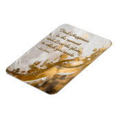 Geluk vinden in het moment… Lee Hiller Quote Magneet (Linkerzijde)