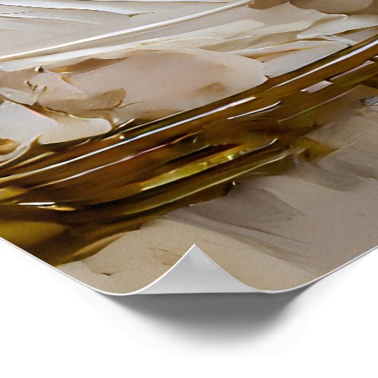 Geluk vinden in het moment… Lee Hiller Quote Poster (Hoek)