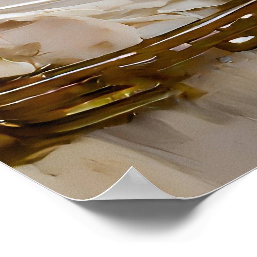 Geluk vinden in het moment… Lee Hiller Quote Poster (Hoek)