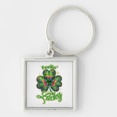 Geluk voelen sleutelhanger (Voorkant)