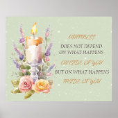 Geluk Voelt goed Poster (Voorkant)