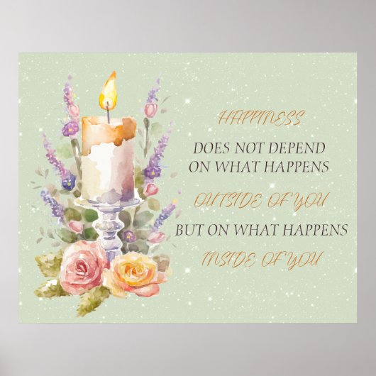 Geluk Voelt goed Poster (Voorkant)