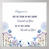 Geluk Voelt goed Poster (Voorkant)