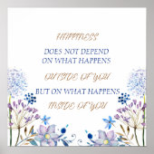 Geluk Voelt goed Poster (Voorkant)