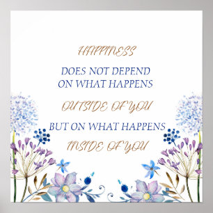 Geluk Voelt goed Poster