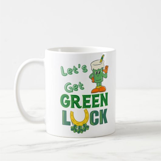 geluk voor de ieren koffiemok (Links)