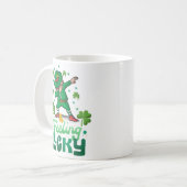 geluk voor de ieren koffiemok (Voorkant links)