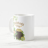 geluk voor de ieren koffiemok (Voorkant links)