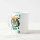 geluk voor de ieren koffiemok (Voorkant links)