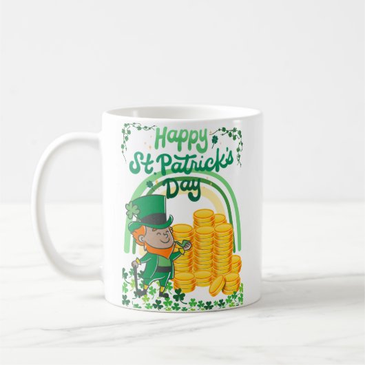 geluk voor de ieren koffiemok (Links)