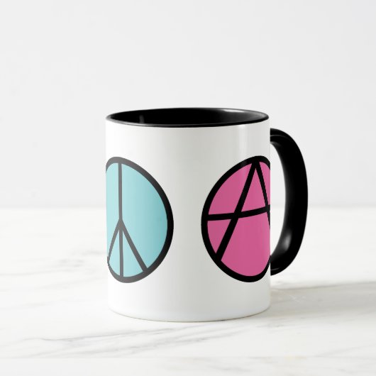 Geluk Vredesvrijheid Mok (Voorkant rechts)