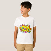 Geluk, vreugde, kinderen t-shirt (Voorkant volledig)