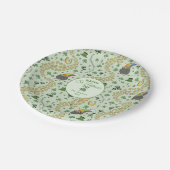 Geluk & Vreugde Munten & Groene Shamrocks St Patri Papieren Bordje (Gekanteld)