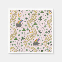 Geluk & Vreugde Munten & Groene Shamrocks St Patri