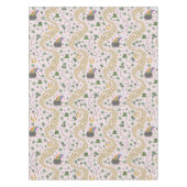 Geluk & Vreugde Munten & Groene Shamrocks St Patri Tafelkleed (Voorkant)