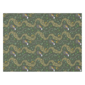 Geluk & Vreugde Munten & Groene Shamrocks St Patri Tafelkleed (Voorkant (Horizontaal))