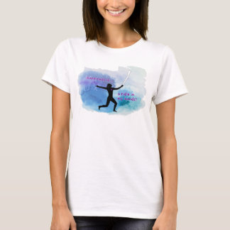 Geluk - Waterverf geweer T-shirt