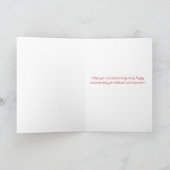 Geluk Wenskaart Bedankkaart (Binnen)