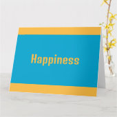 Geluk Wenskaart Kaart (Gele Bloem)