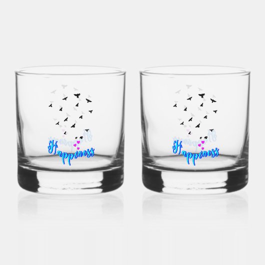 Geluk Whisky Glas (Voorkant)