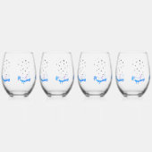 Geluk Wijnglas Zonder Voet (Voorkant)