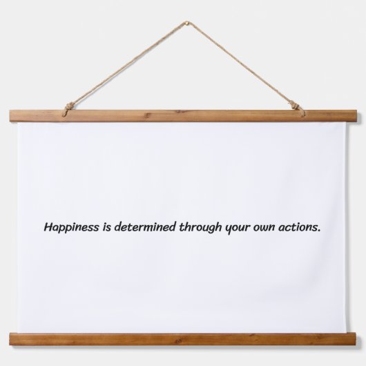 Geluk Wood Afgekapte wandtapijten Hangend Wandkleed (Voorkant)