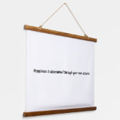 Geluk Wood Afgekapte wandtapijten Hangend Wandkleed (Gebogen)