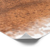 Geluk wordt bemind door een paard poster (Hoek)