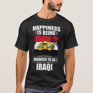 Geluk wordt gehuwd met een Irakees T-shirt