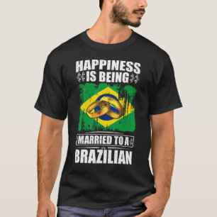 Geluk wordt getrouwd met een Braziliaan T-shirt