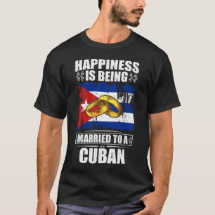 Geluk wordt getrouwd met een Cubaan T-shirt