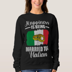 Geluk wordt getrouwd met een Italiaans huwelijk. Trui